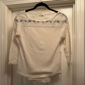 Cute crop sleeve Aeropostale top size small